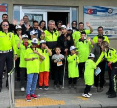 Kayseri'de özel gereksinimli öğrenciler Trafik Denetleme Şubesi'ni ziyaret etti