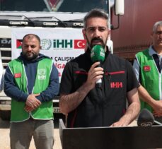 Kilis'ten Gazze'ye 10 tır yardım gönderildi