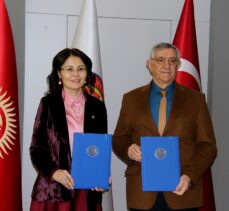 Kırgızistan-Türkiye Manas ile Ahmet Yesevi Üniversiteleri arasındaki işbirliği protokolü yenilendi