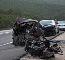 Kütahya'da trafik kazasında 1 kişi öldü 1 kişi yaralandı