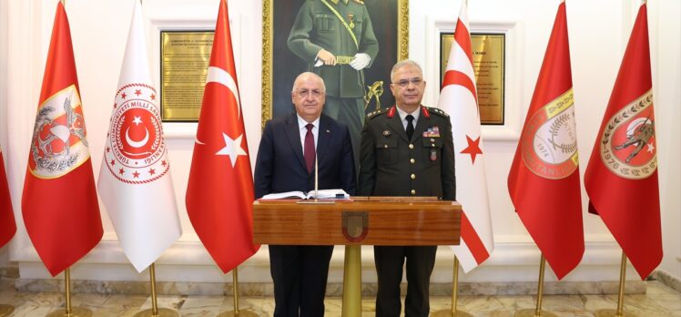 Milli Savunma Bakanı Güler, Kıbrıs Türk Barış Kuvvetleri Komutanlığı'nda denetlemede bulundu