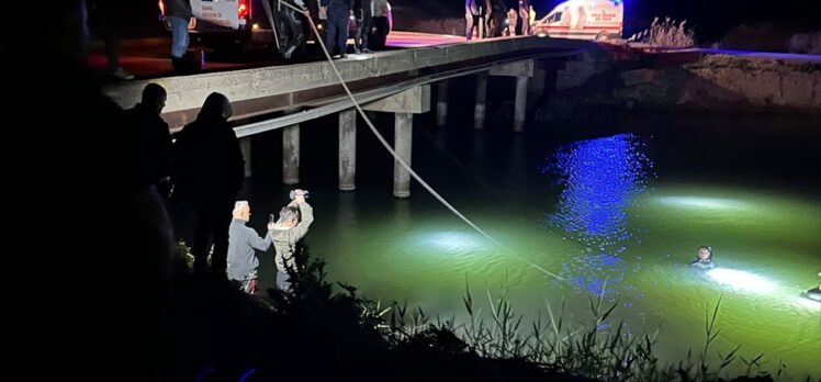 Muğla'da kanala düşen araçtaki 1'i astsubay 2 kişi hayatını kaybetti