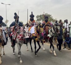 Nijerya'da Ramazan Bayramı dolayısıyla geleneksel “Hawan Daushe” töreni yapıldı