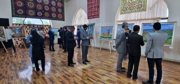 Özbekistan’da, Ekonomik İşbirliği Teşkilatına üye ülkelerin ressamlarının sergisi açıldı