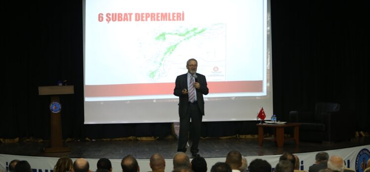 Prof. Dr. Naci Görür, Hatay'da “Deprem Dirençli İskenderun” söyleşisinde konuştu: