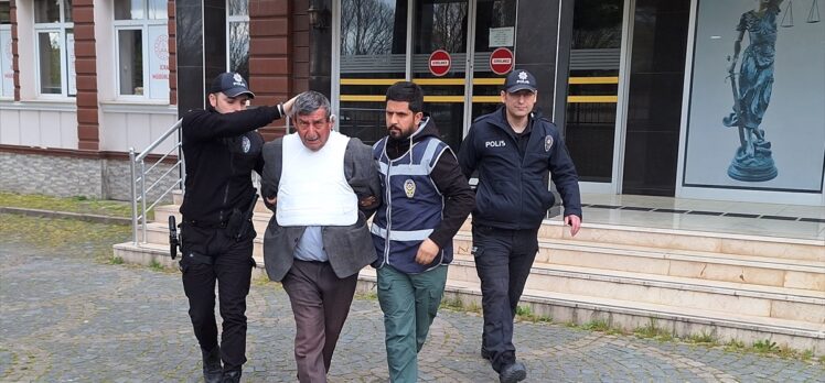 Samsun'da eşini silahla ağır yaralayan zanlı tutuklandı