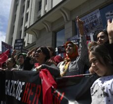 AK Parti Kadın Kolları, 81 ilde İsrail'i protesto etti