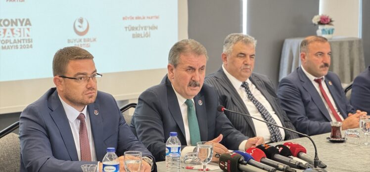 BBP Genel Başkanı Destici, Konya'da gazetecilerle bir araya geldi: