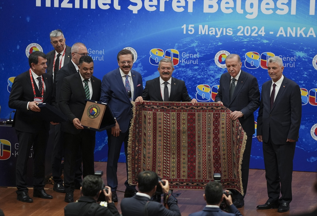 Cumhurbaşkanı Erdoğan, TOBB Genel Kurulu'nda konuştu: (1)