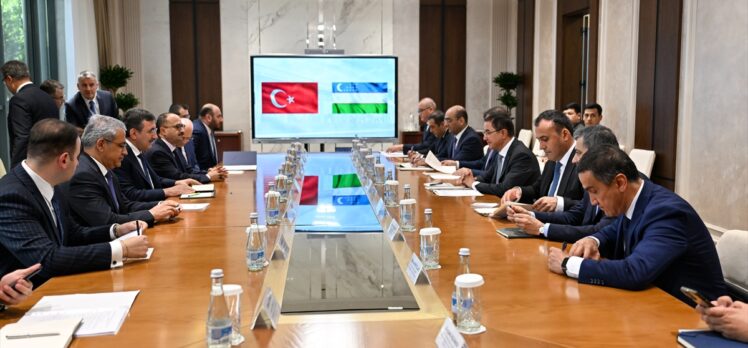 Cumhurbaşkanı Yardımcısı Yılmaz, Özbekistan Başbakan Yardımcısı Kuçkarov ile görüştü