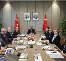 Cumhurbaşkanı Yardımcısı Yılmaz, Türkiye İhracatçılar Meclisi Başkanı Gültepe ve heyetini kabul etti