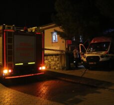 Denizli'de ambulansta oksijen tüpü parlamasında 2 görevli yaralandı