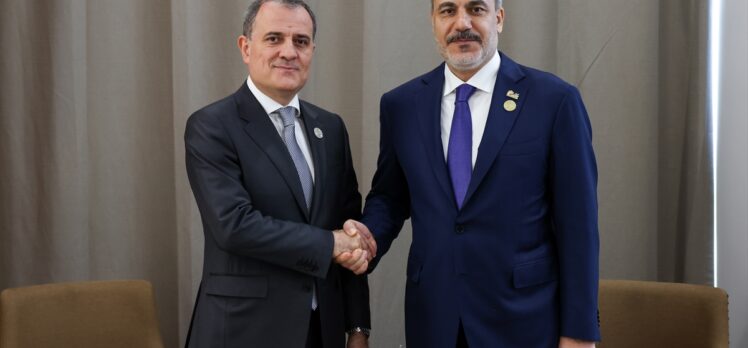 Dışişleri Bakanı Fidan, Azerbaycanlı mevkidaşı Bayramov ile bir araya geldi