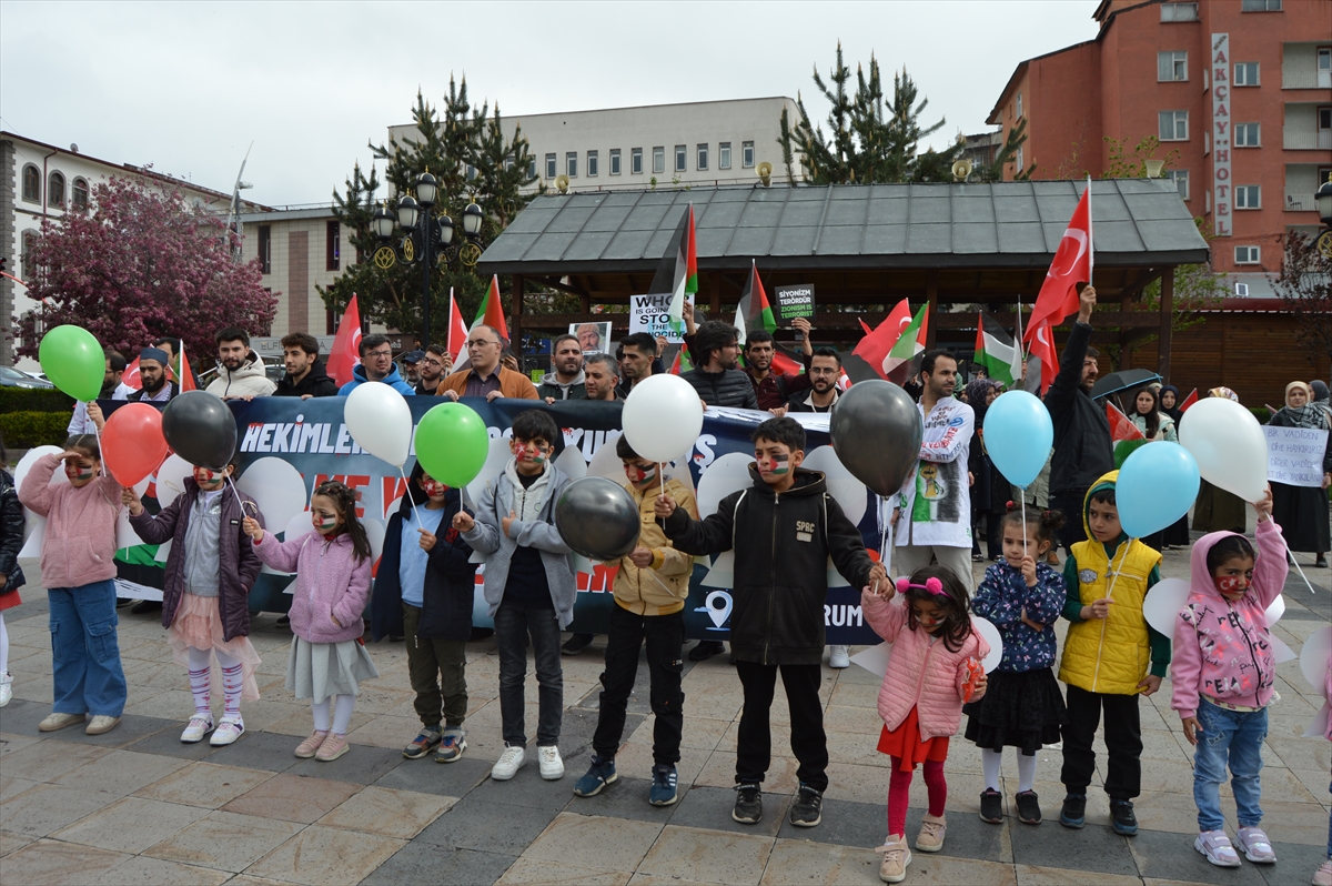 Erzurum'da sağlık çalışanları, Gazze için 26 haftadır “sessiz yürüyüş” yapıyor