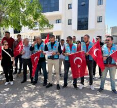 Iğdır'da Memur-Sen üyeleri, belediyede görevden almalara tepki gösterdi
