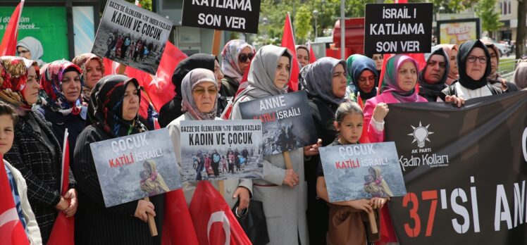 Konya ve Afyonkarahisar'da AK Parti'li kadınlar Filistinli anneler için toplandı