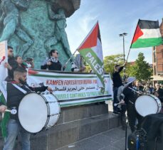 Malmö'de İsrail'in Eurovision Şarkı Yarışması'na katılımına yönelik protestolar sürüyor