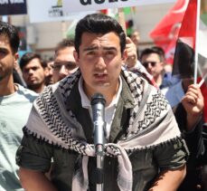 Nevşehir'de üniversite öğrencileri İsrail'in Gazze'ye yönelik saldırılarını protesto etti