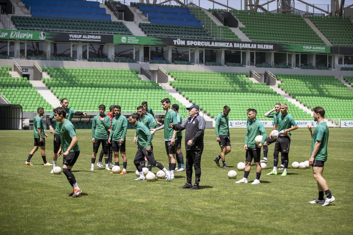 Sakaryaspor, play-off final maçının hazırlıklarını sürdürdü