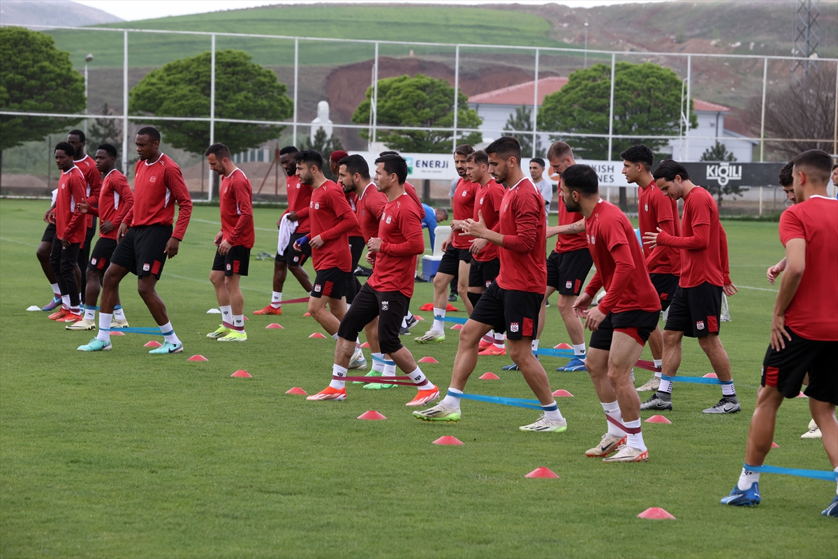 Sivasspor, Galatasaray maçı hazırlıklarını sürdürdü