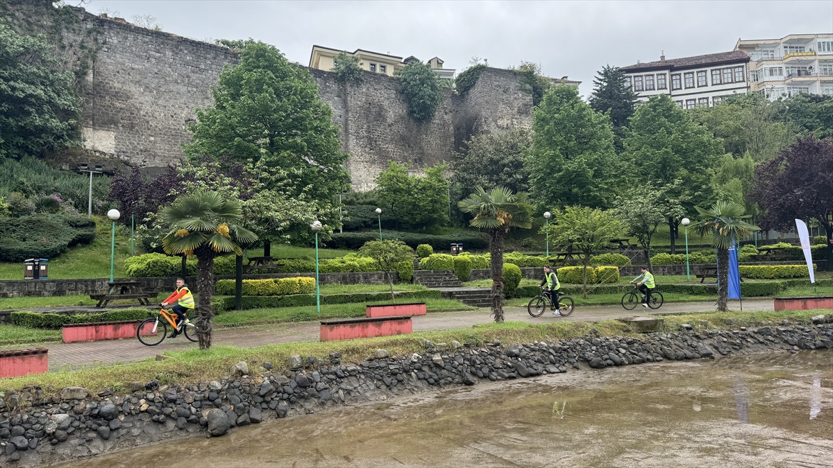Trabzon'da “11. Yeşilay Bisiklet Turu” düzenlendi